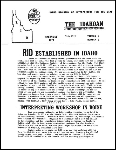 The Idahoan Newsletter Volume 1.1